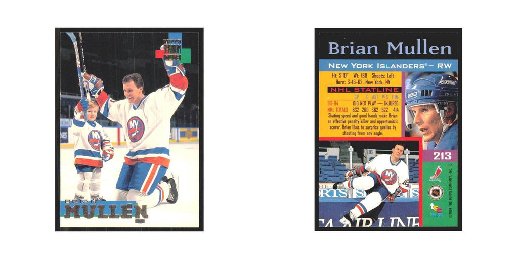 1994 Stadium Club Brian Mullen New York Islanders #213