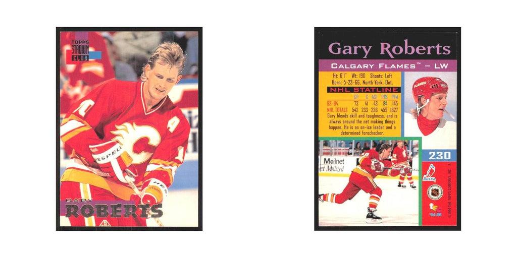 1994 Stadium Club Gary Roberts Calgary Flames #230