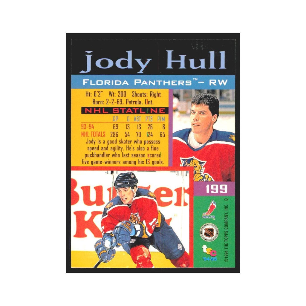 1994 Stadium Club Jody Hull Florida Panthers #199