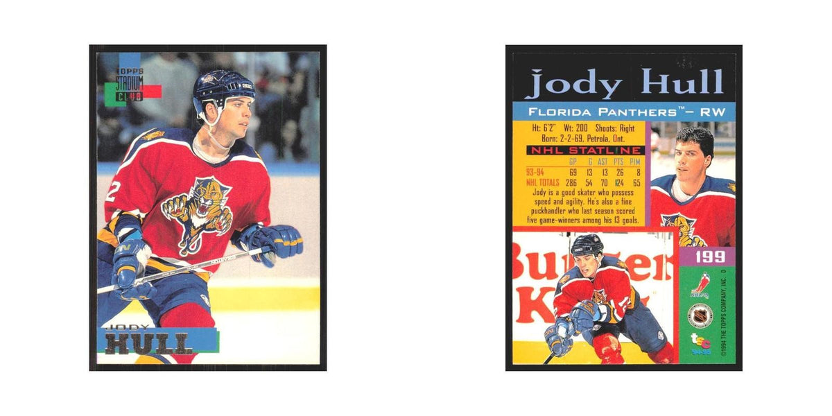 1994 Stadium Club Jody Hull Florida Panthers #199