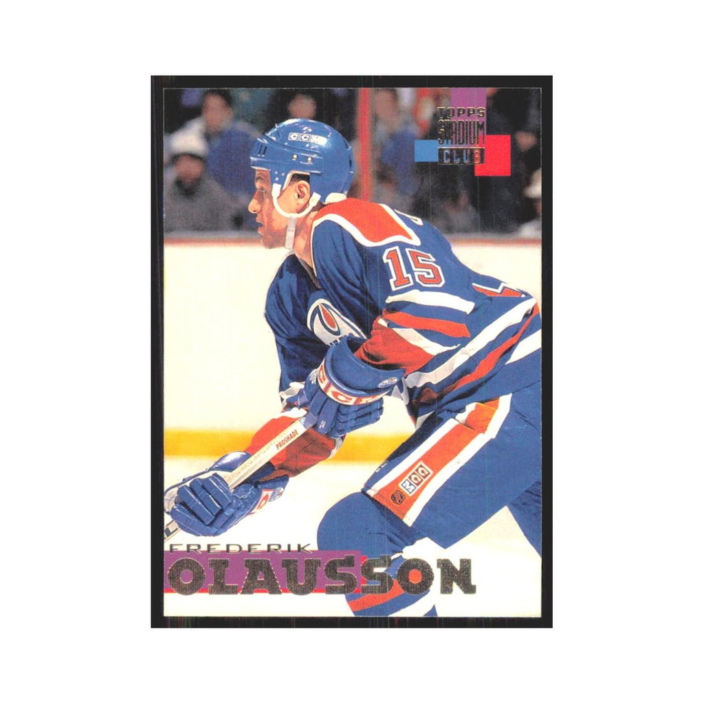 1994 Stadium Club Fredrik Olausson Edmonton Oilers #198