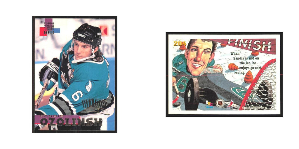 1994 Stadium Club Sandis Ozolinsh Los Angeles Sharks #204