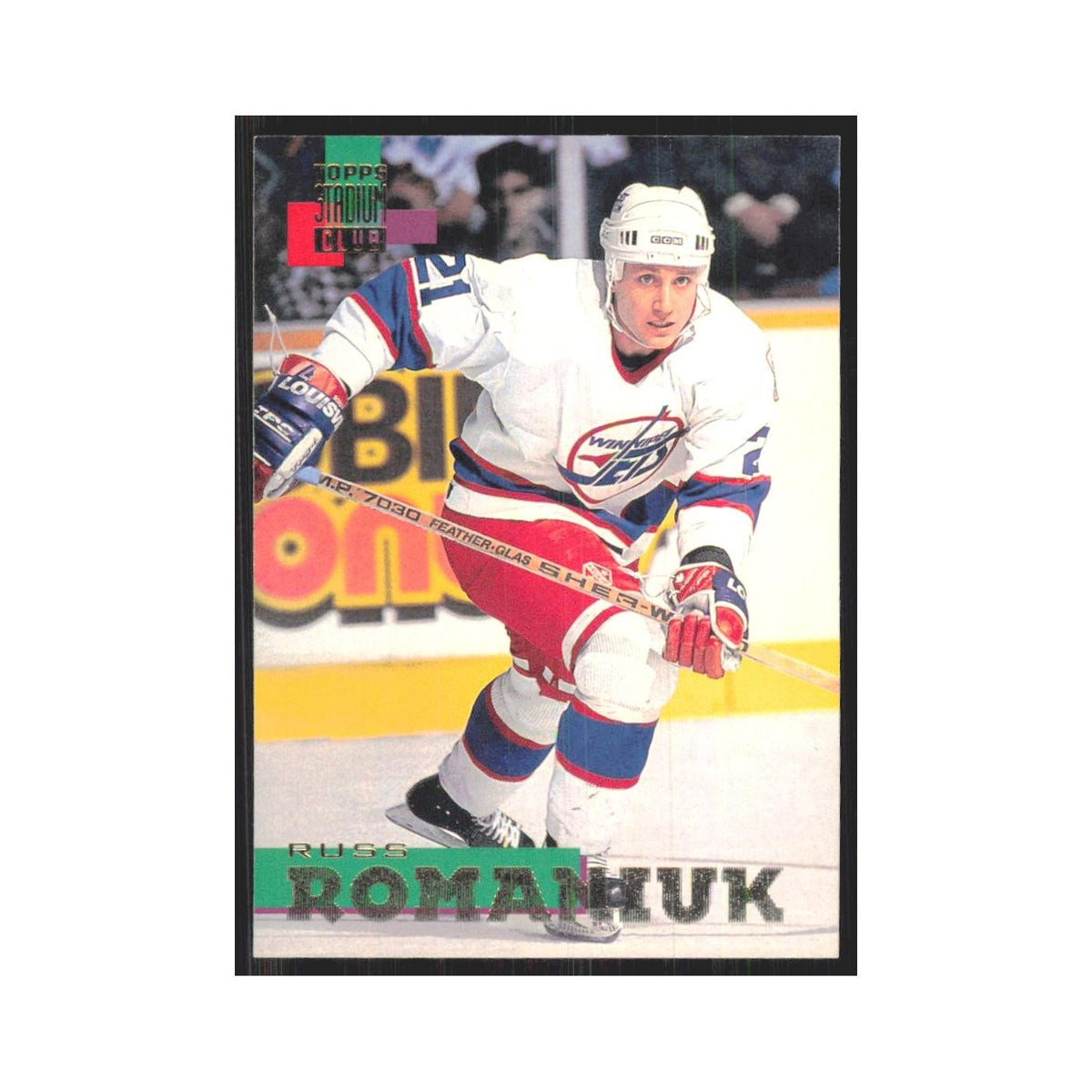 1994 Stadium Club Russ Romaniuk Winnipeg Jets #260
