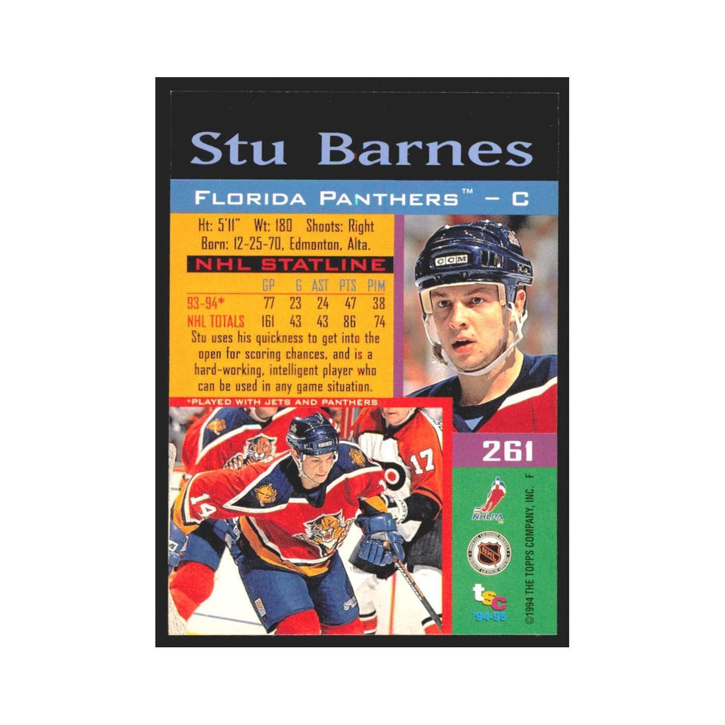 1994 Stadium Club Stu Barnes Florida Panthers #261