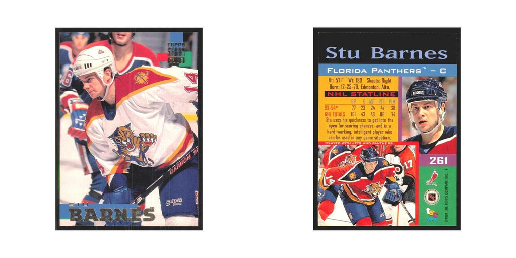 1994 Stadium Club Stu Barnes Florida Panthers #261