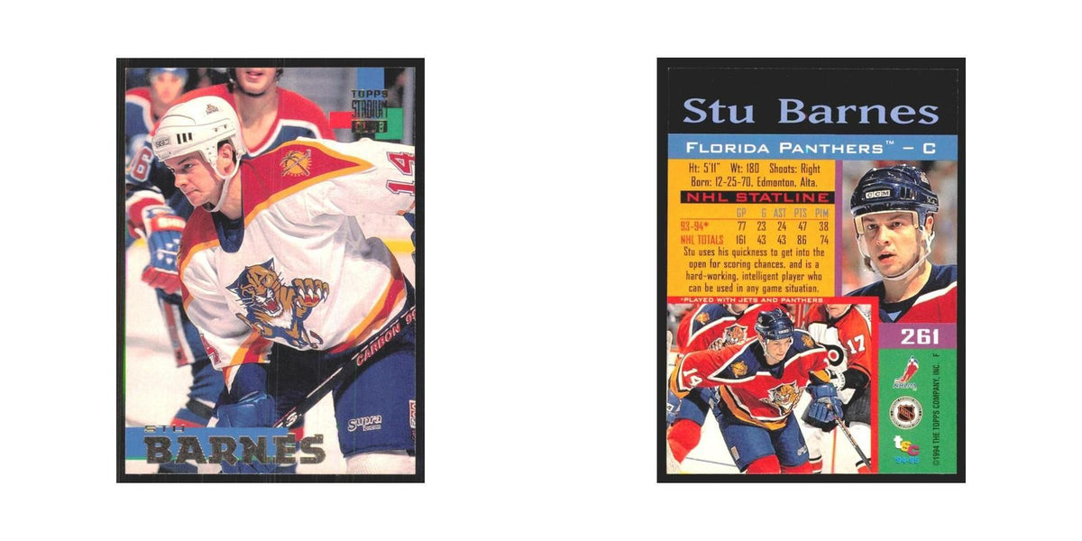 1994 Stadium Club Stu Barnes Florida Panthers #261