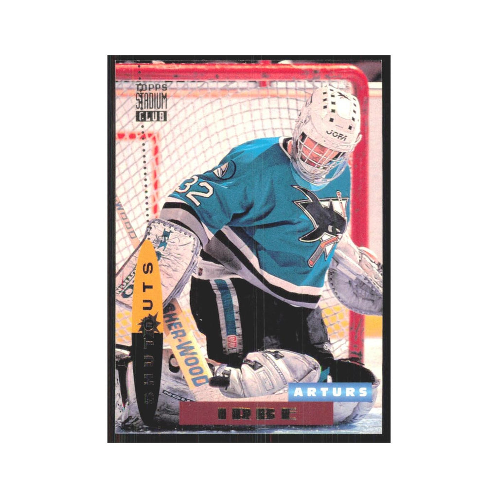 1994 Stadium Club Arturs Irbe San Jose Sharks #190