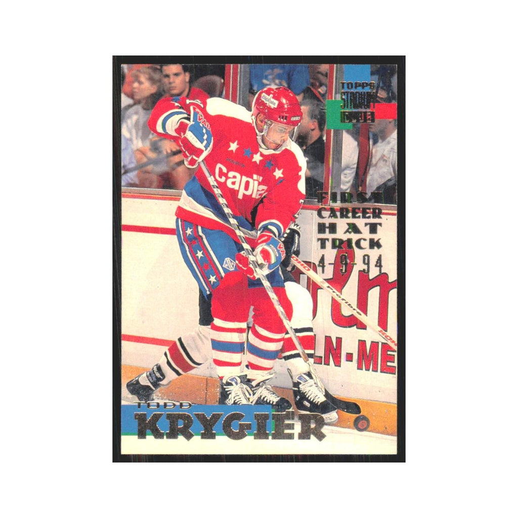 1994 Stadium Club Todd Krygier Washington Capitals #256
