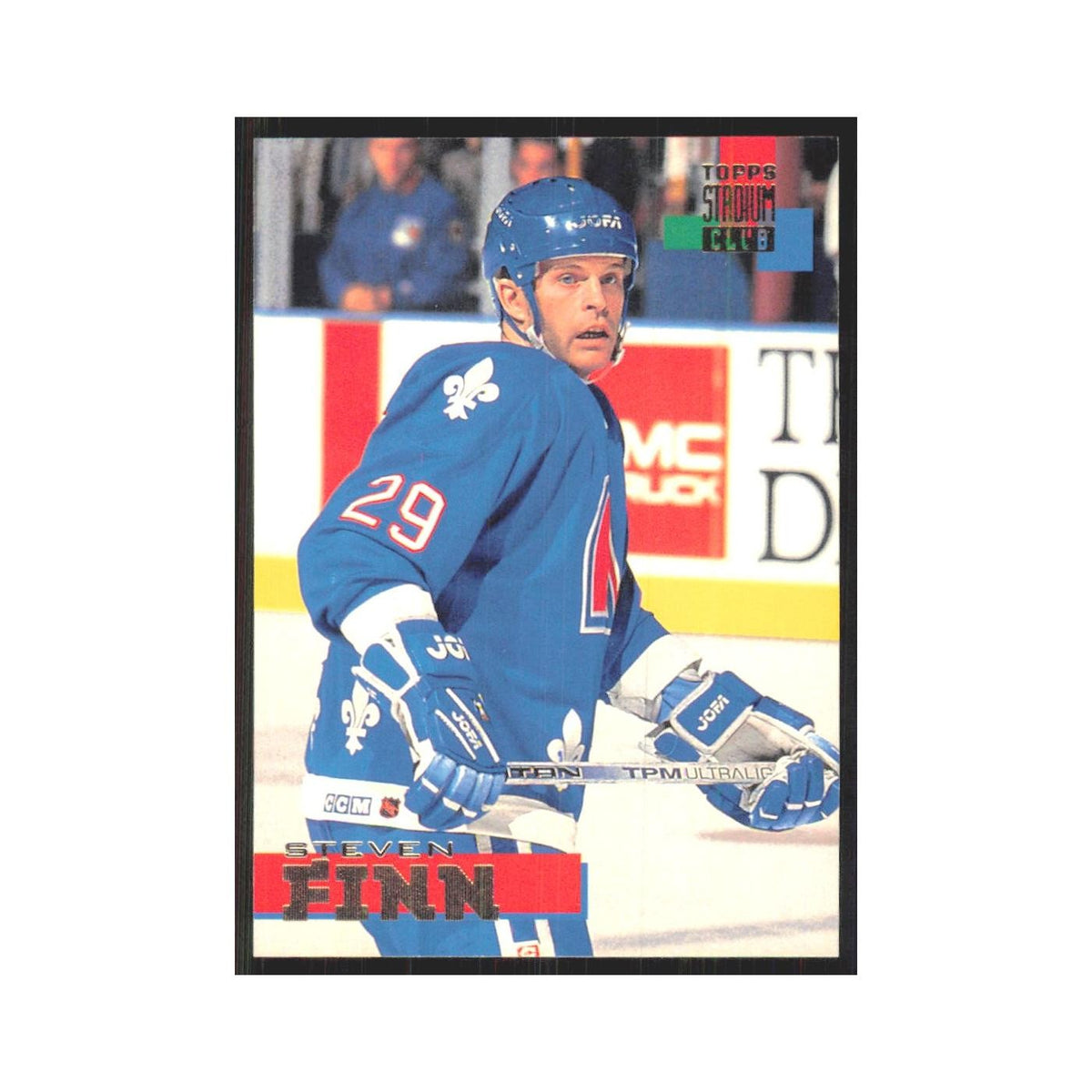 1994 Stadium Club Steven Finn Quebec Nordiques #192