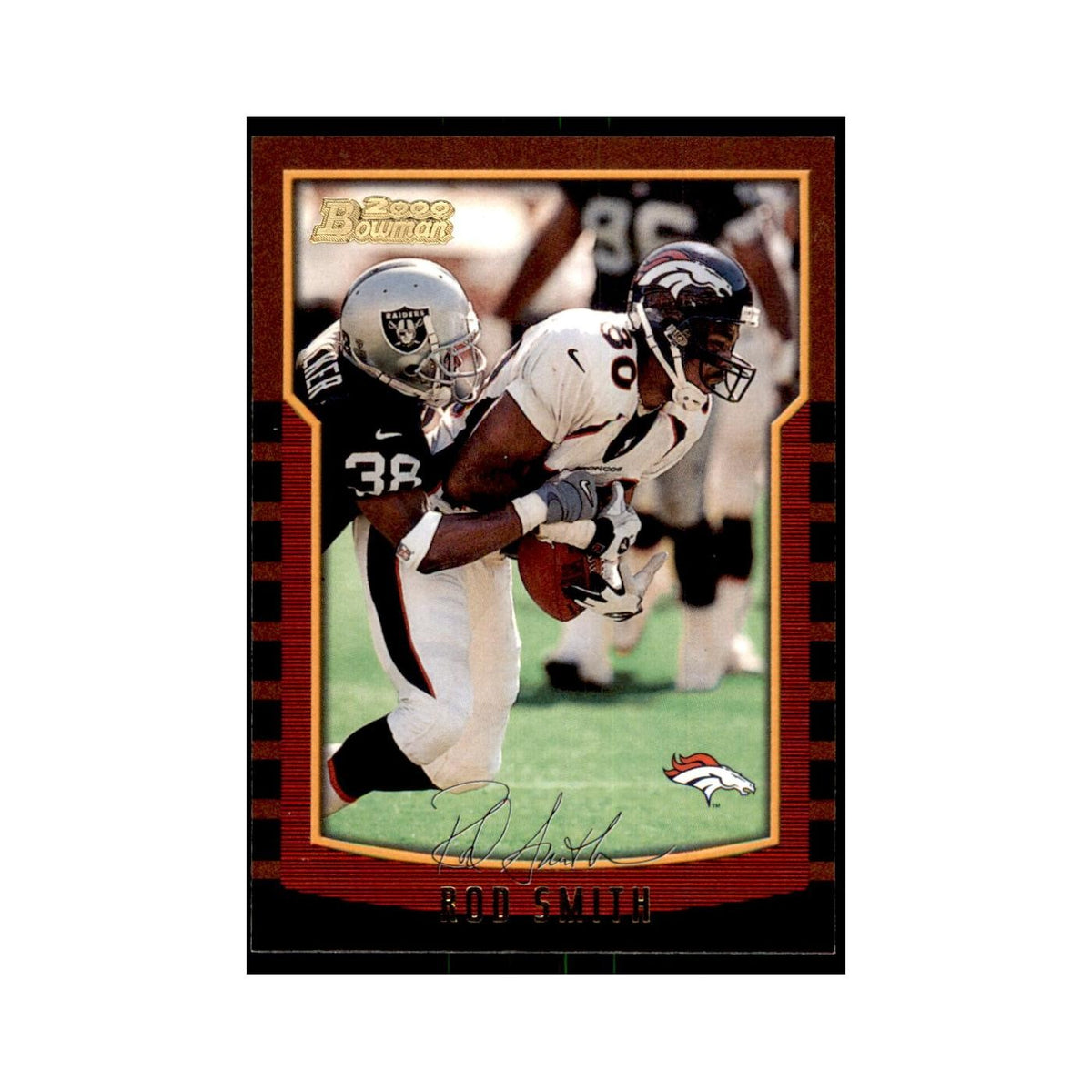 2000 Bowman Rod Smith Football Cards #92.0