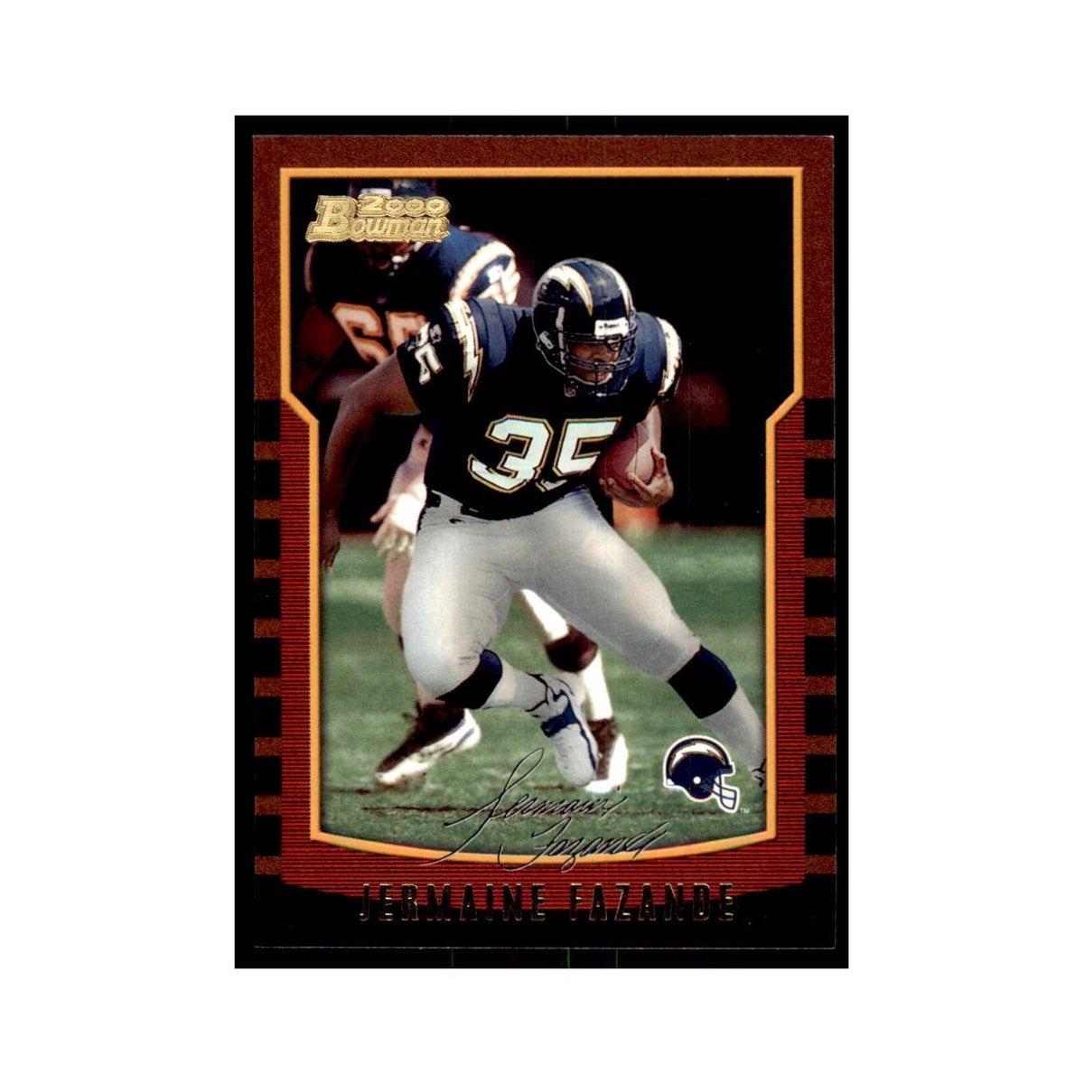 2000 Bowman Jermaine Fazande Football Cards #31.0
