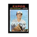 1971 Topps Baseball Card (Damaged) John Strohmayer RC Montreal Expos #232