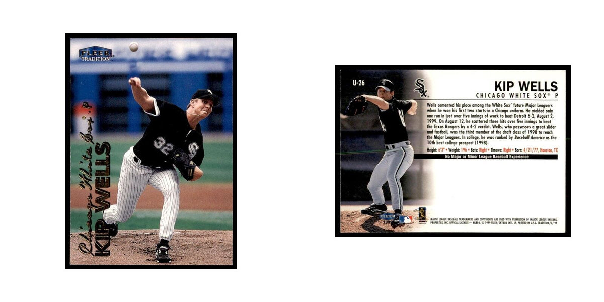 1999 Fleer Tradition Update Kip Wells Baseball Cards #U-26