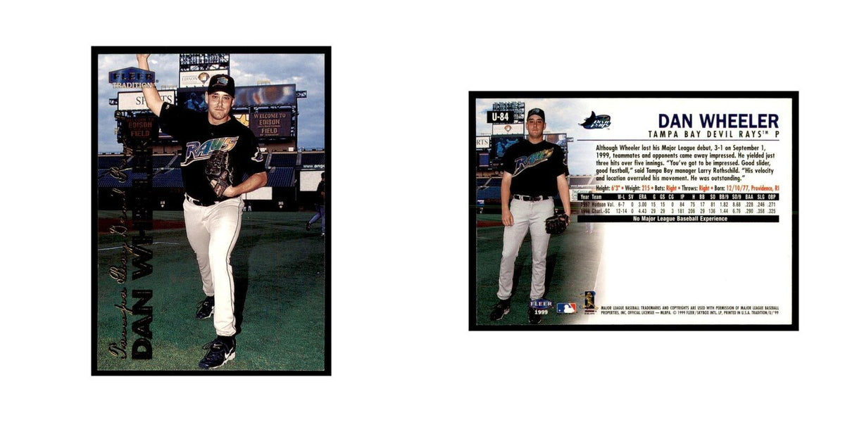 1999 Fleer Tradition Update Dan Wheeler Baseball Cards #U-84