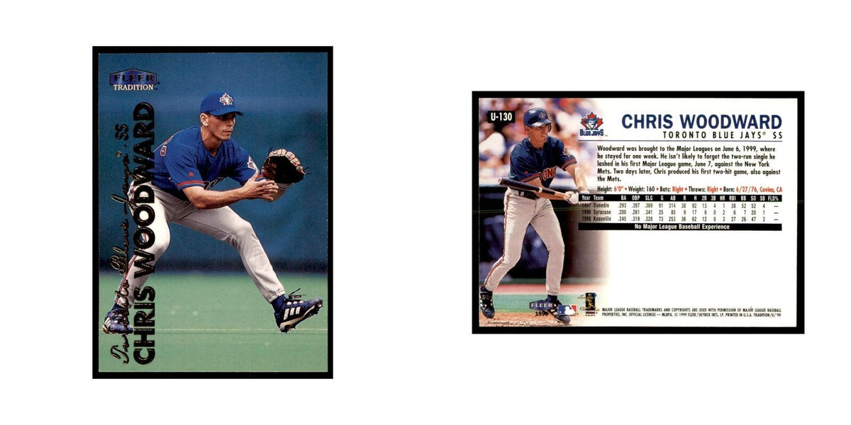 1999 Fleer Tradition Update Chris Woodward Baseball Cards #U-130