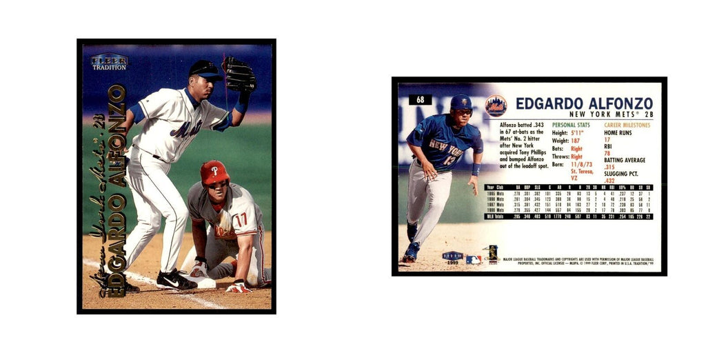 1999 Fleer Tradition Edgardo Alfonzo Baseball Cards #68