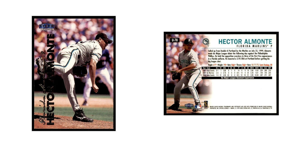 1999 Fleer Tradition Update Hector Almonte Baseball Cards #U-78