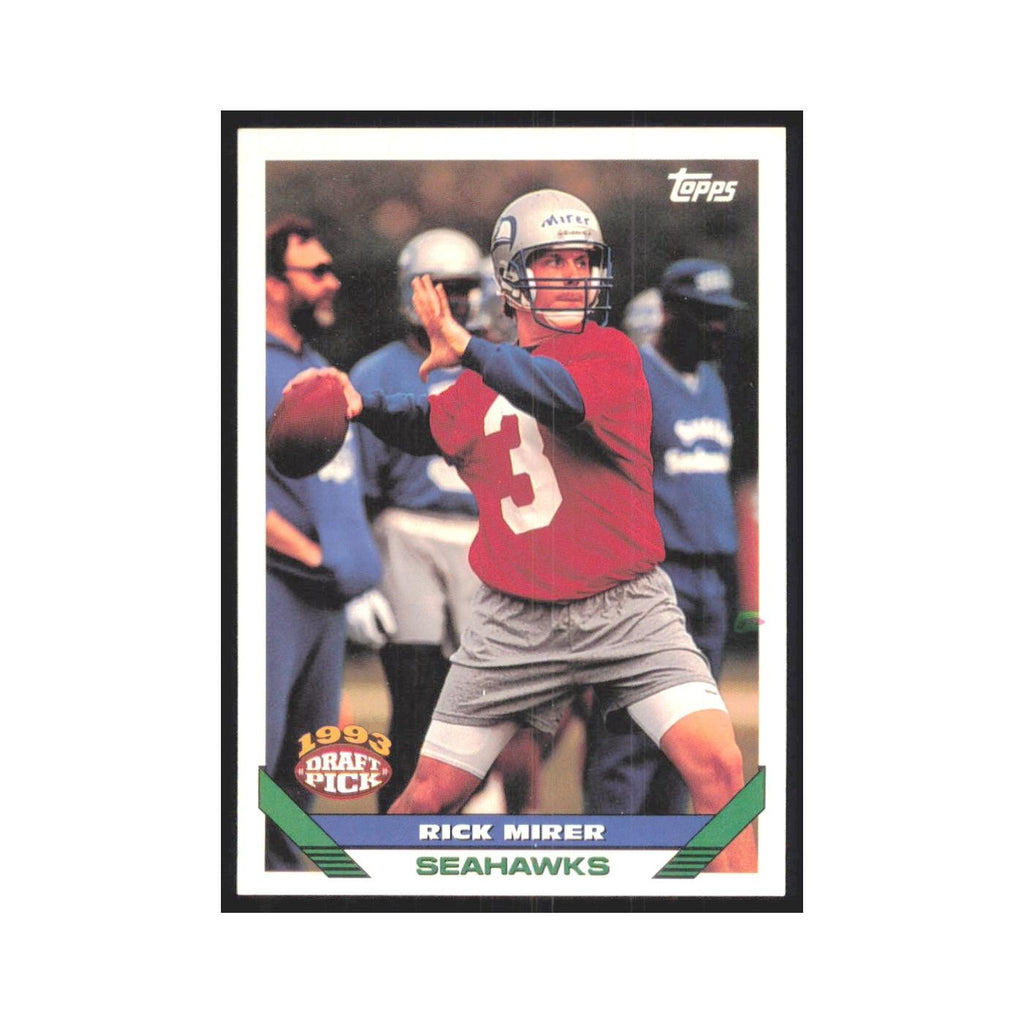 1993 Topps Rick Mirer RC Seahawks #600