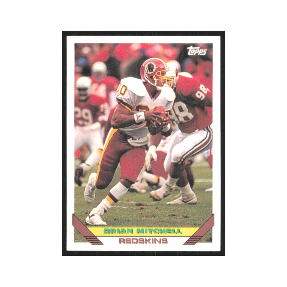 1993 Topps Brian Mitchell Redskins #476