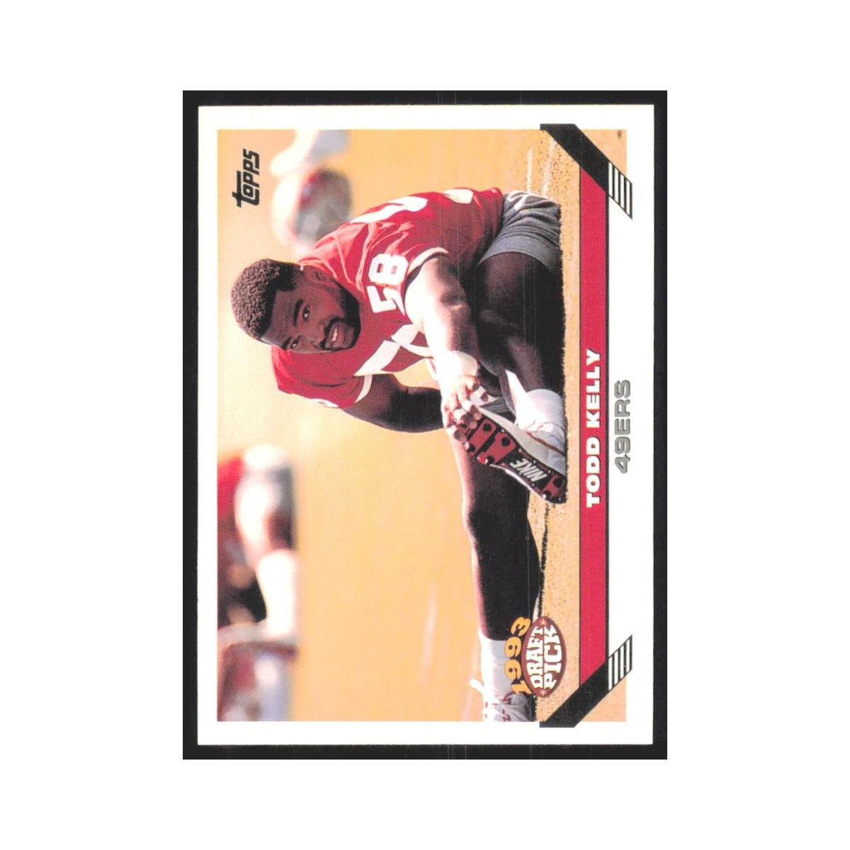 1993 Topps Gold Todd Kelly RC 49ers #622