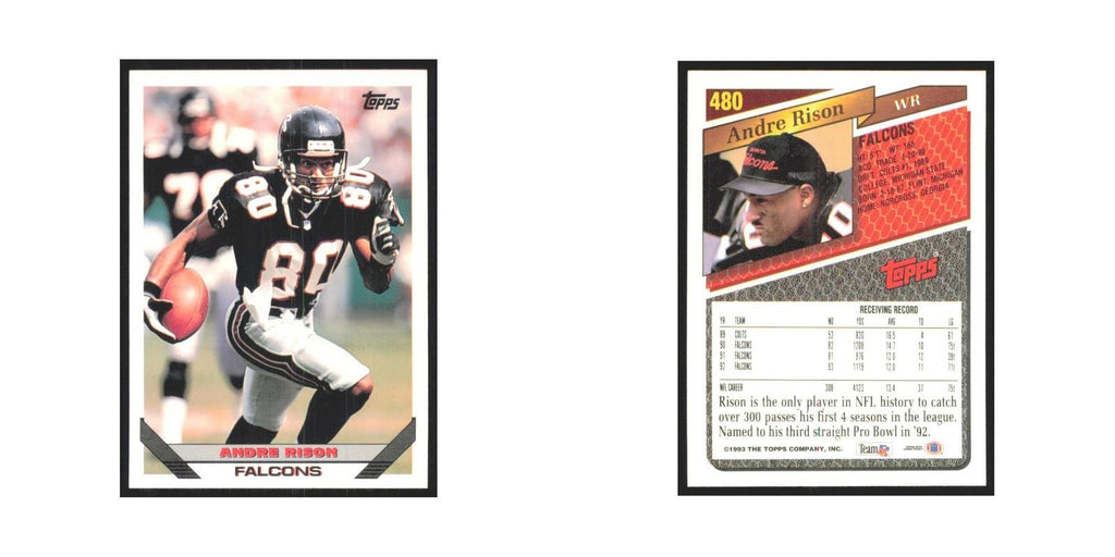 1993 Topps Andre Rison Falcons #480