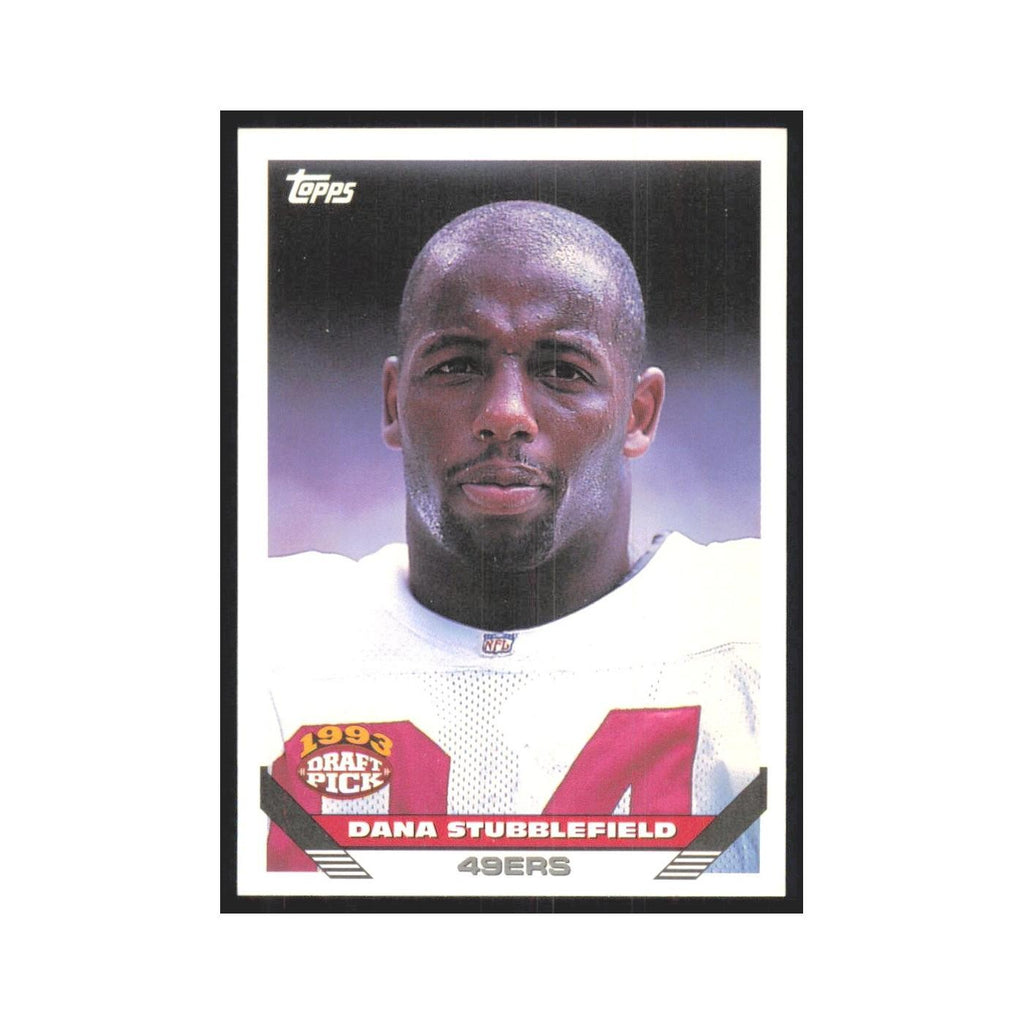 1993 Topps Dana Stubblefield RC 49ers #436