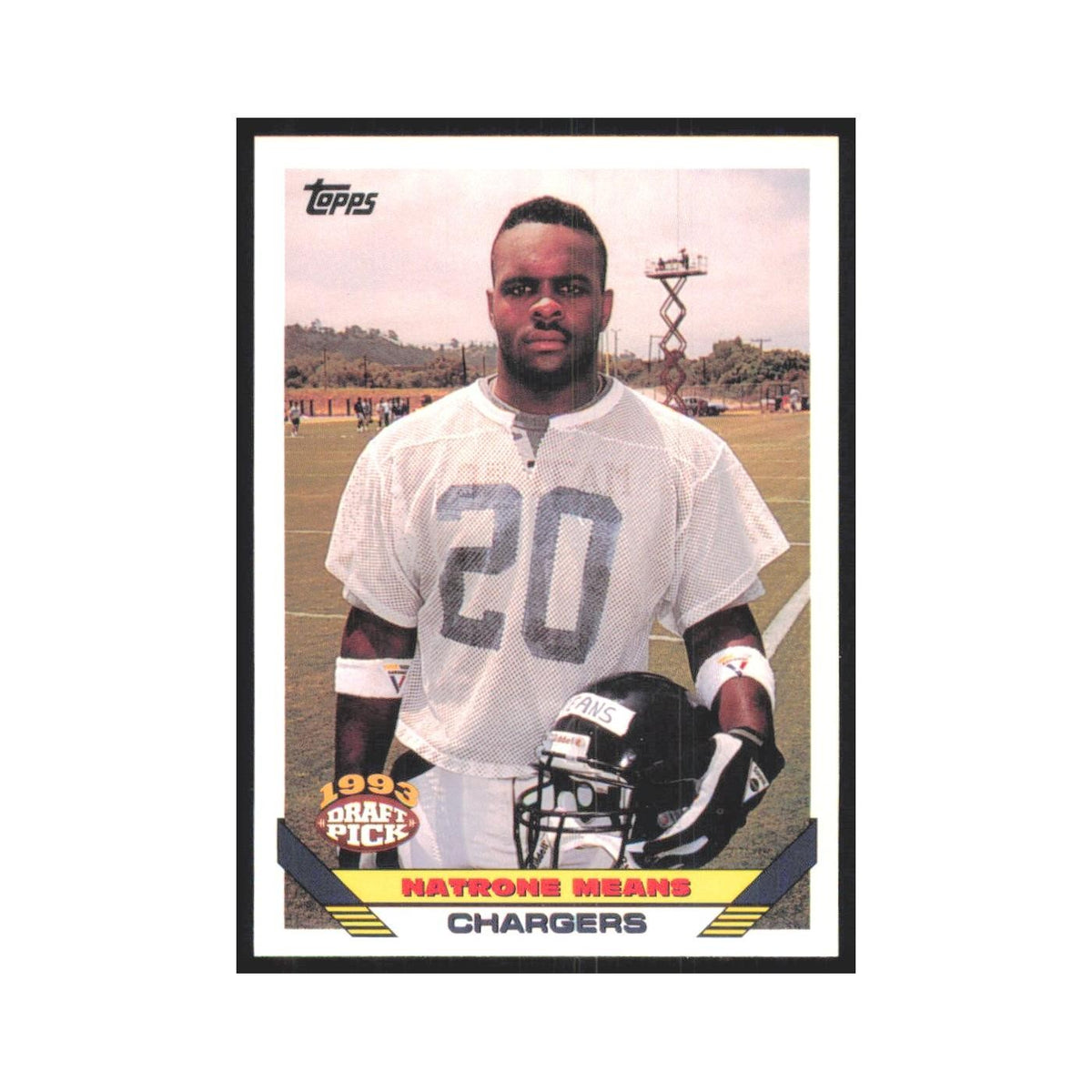 1993 Topps Natrone Means RC San Diego Chargers #477