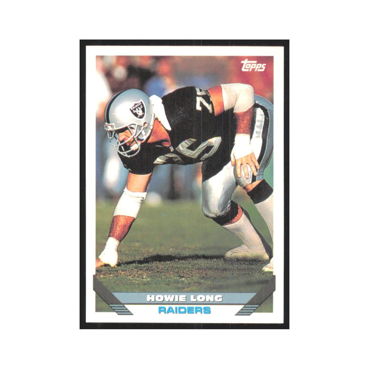 1993 Topps Howie Long Los Angeles Raiders #550