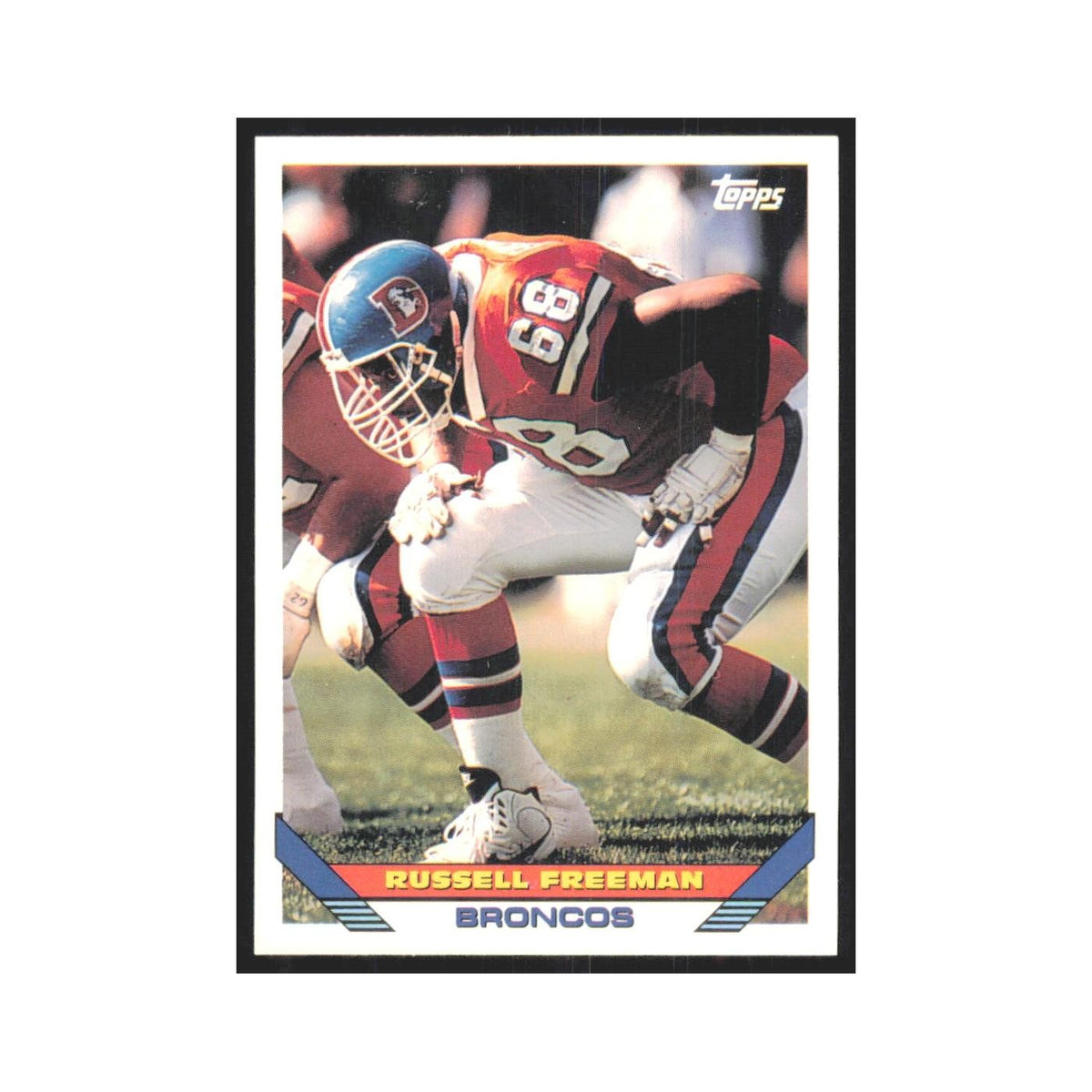 1993 Topps Russell Freeman RC Broncos #542