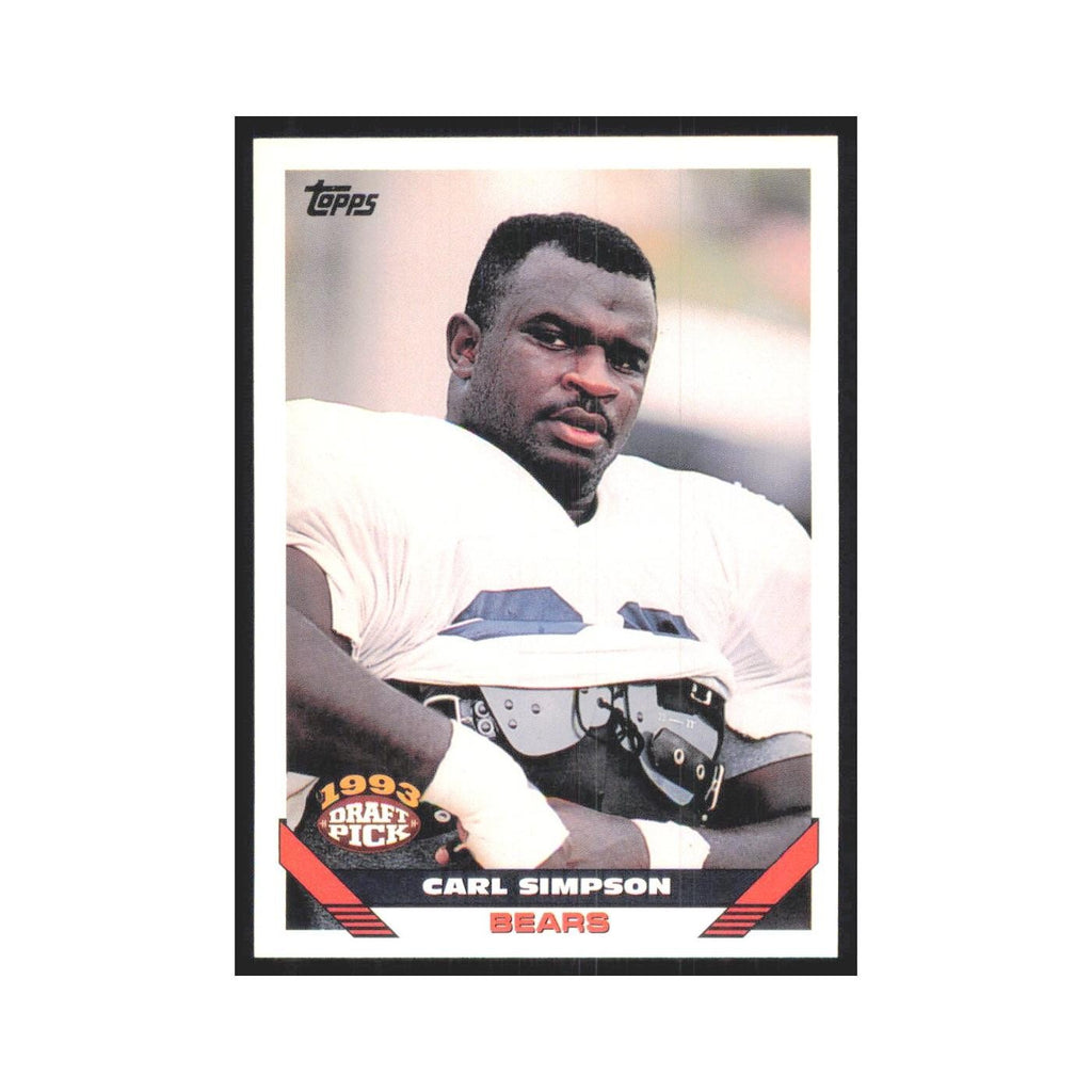 1993 Topps Carl Simpson RC Bears #573