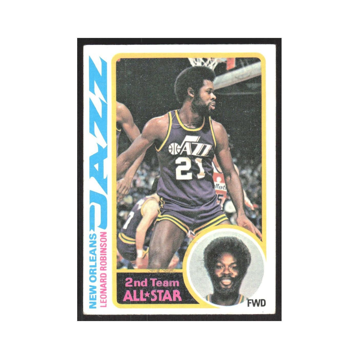 1978 Topps Leonard Robinson New Orleans Jazz #30