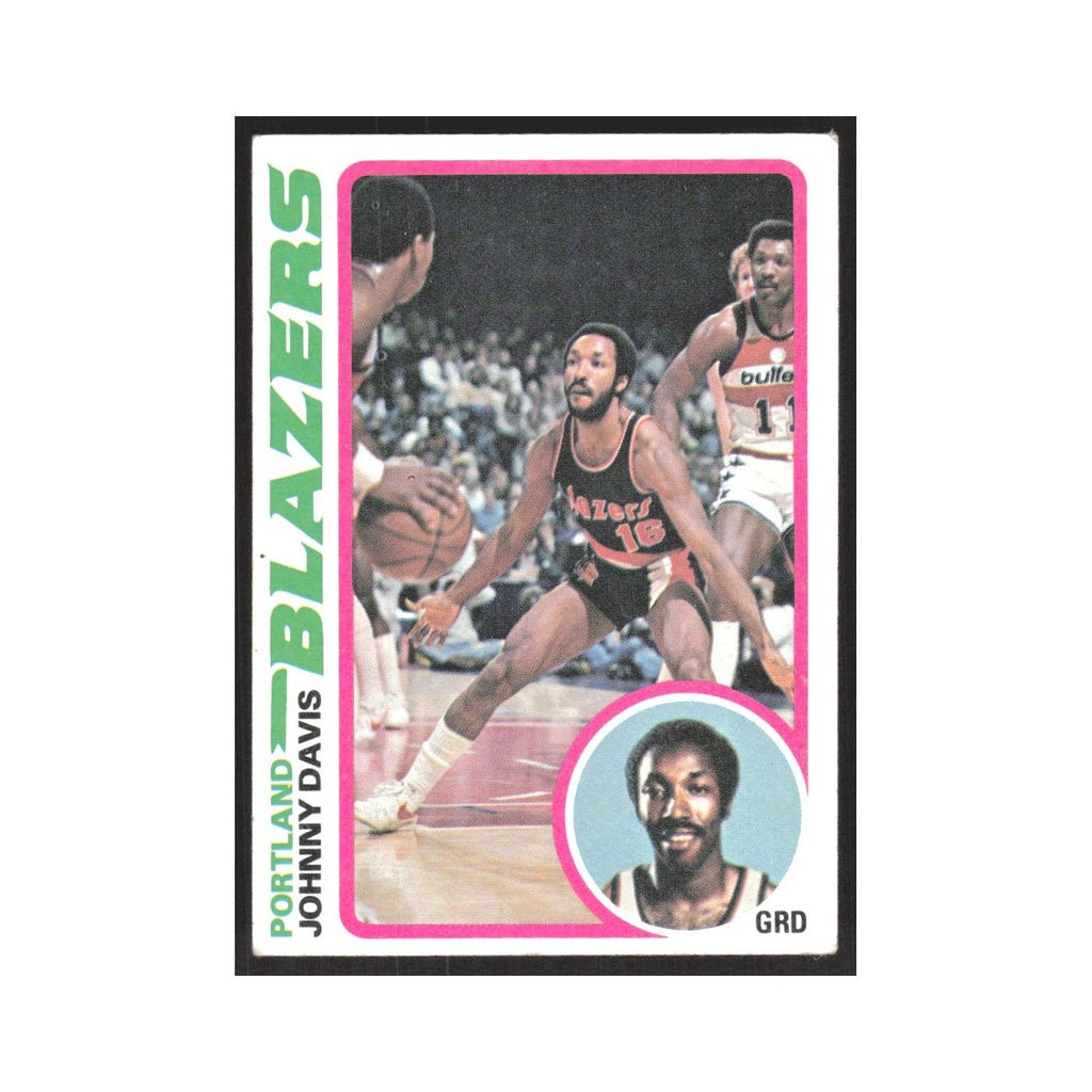 1978 Topps Johnny Davis Blazers #22