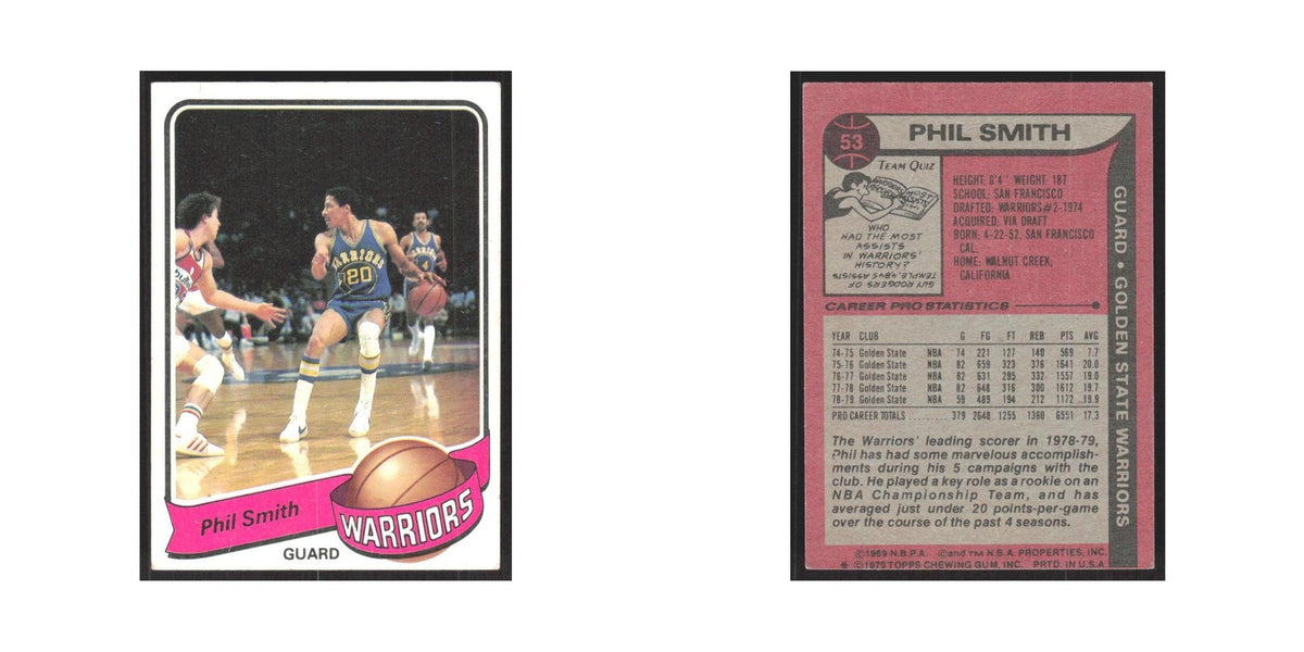 1979 Topps Phil Smith Kansas City Kings #53