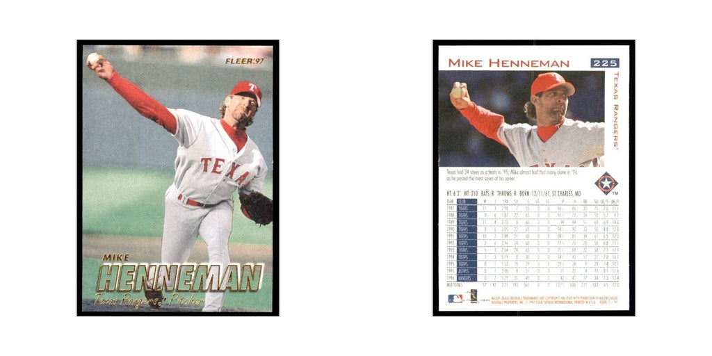 1997 Fleer Mike Henneman Baseball Cards #225