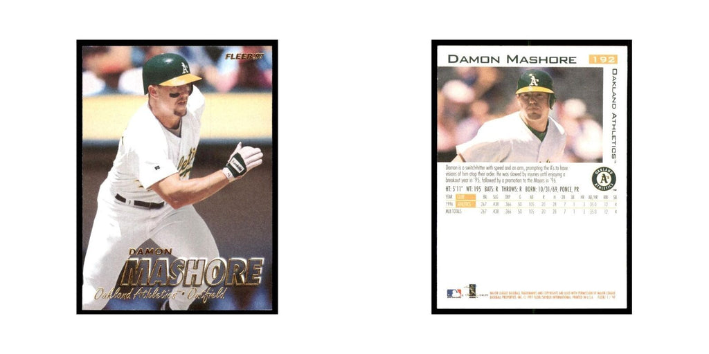 1997 Fleer Damon Mashore Baseball Cards #192