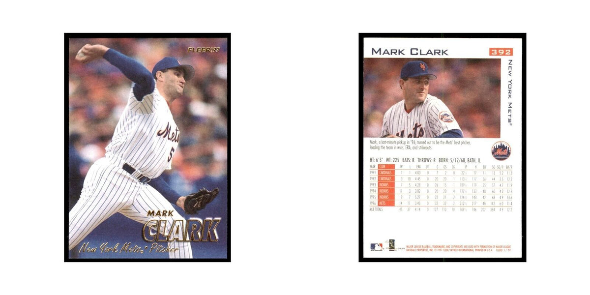 1997 Fleer Mark Clark Baseball Cards #392