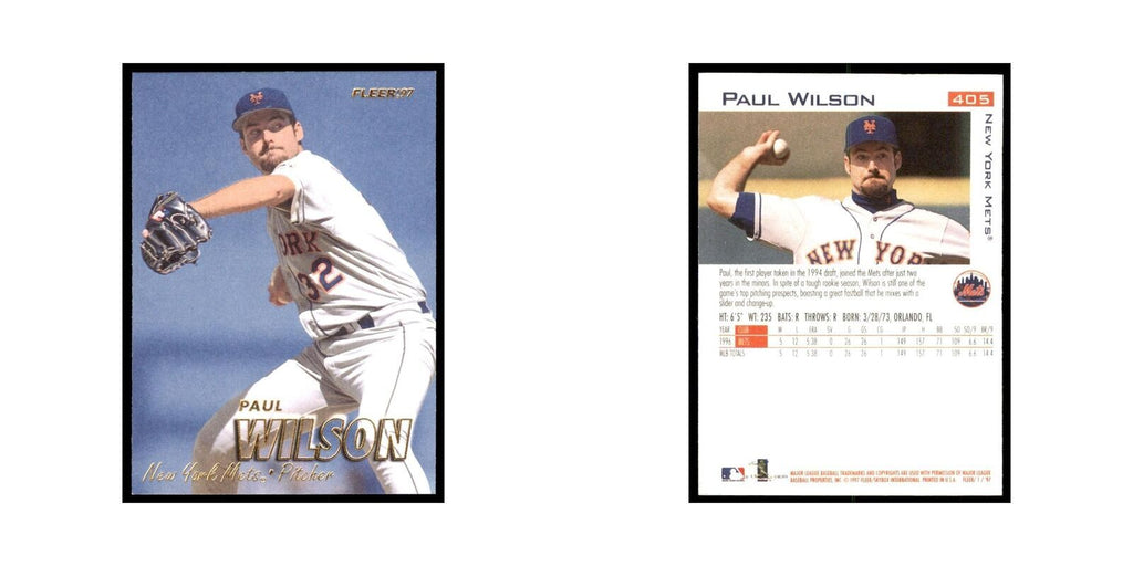 1997 Fleer Paul Wilson Baseball Cards #405