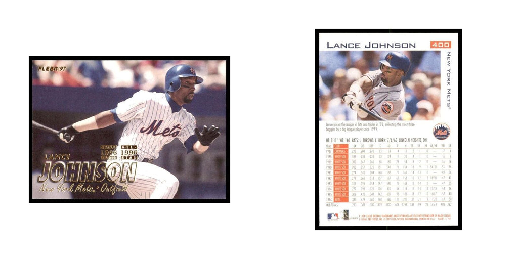 1997 Fleer Lance Johnson Baseball Cards #400