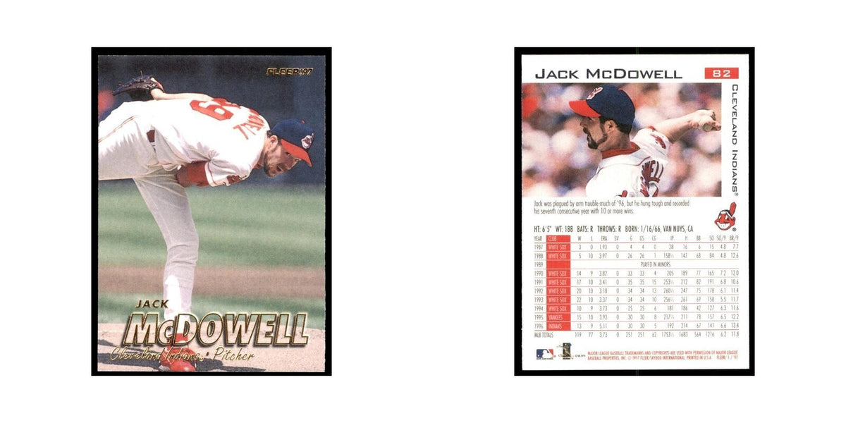 1997 Fleer Jack McDowell Baseball Cards #82