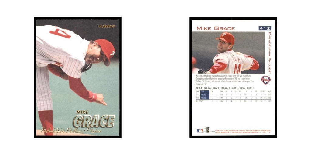 1997 Fleer Mike Grace Baseball Cards #412
