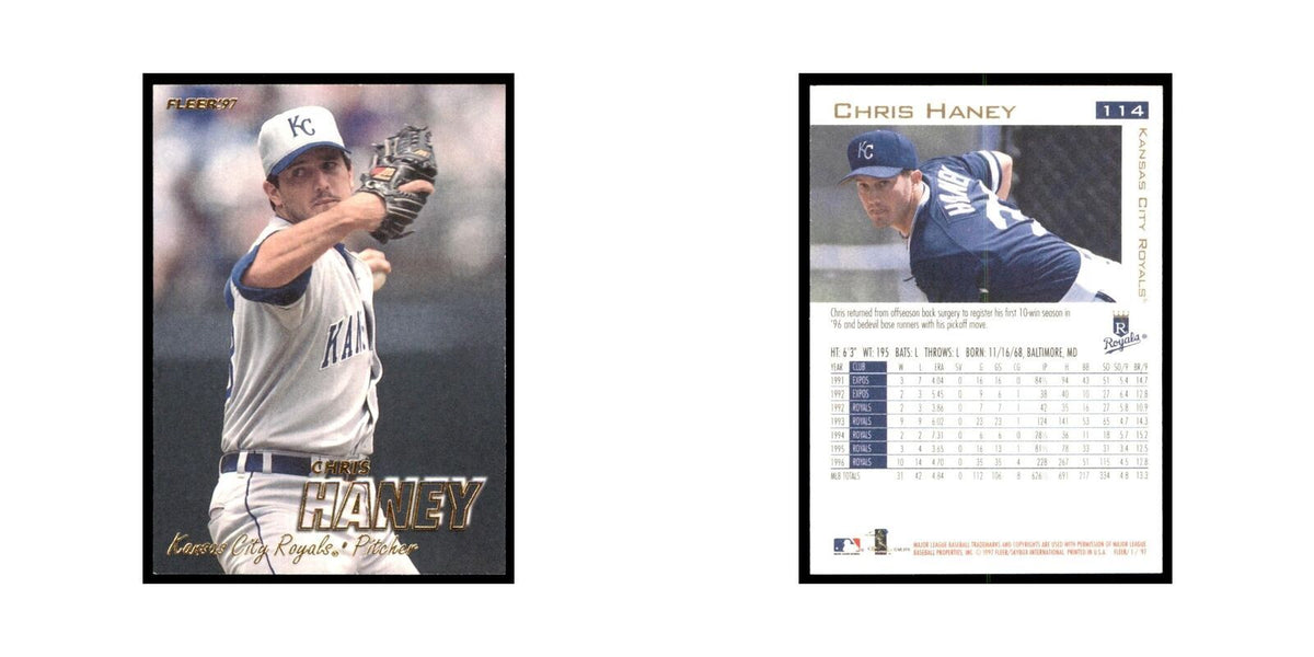 1997 Fleer Chris Haney Baseball Cards #114