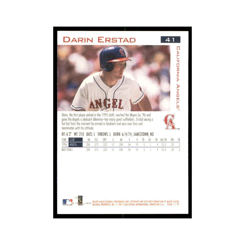 1997 Fleer Darin Erstad Baseball Cards #41