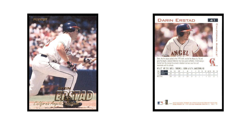 1997 Fleer Darin Erstad Baseball Cards #41