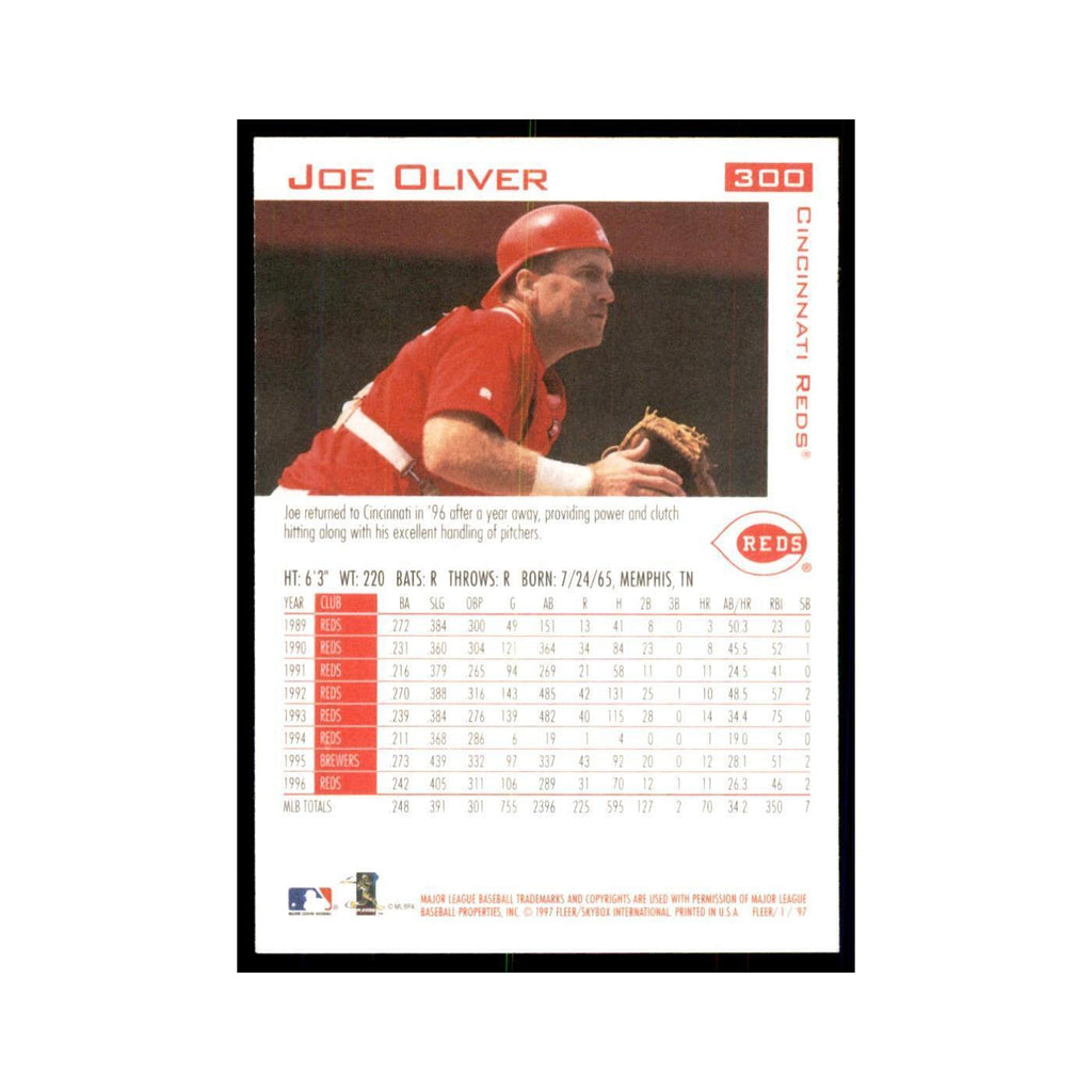 1997 Fleer Joe Oliver Baseball Cards #300