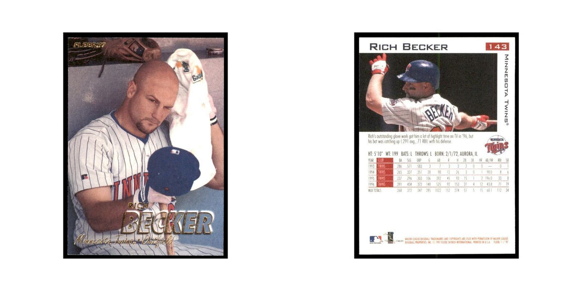 1997 Fleer Rich Becker Baseball Cards #143