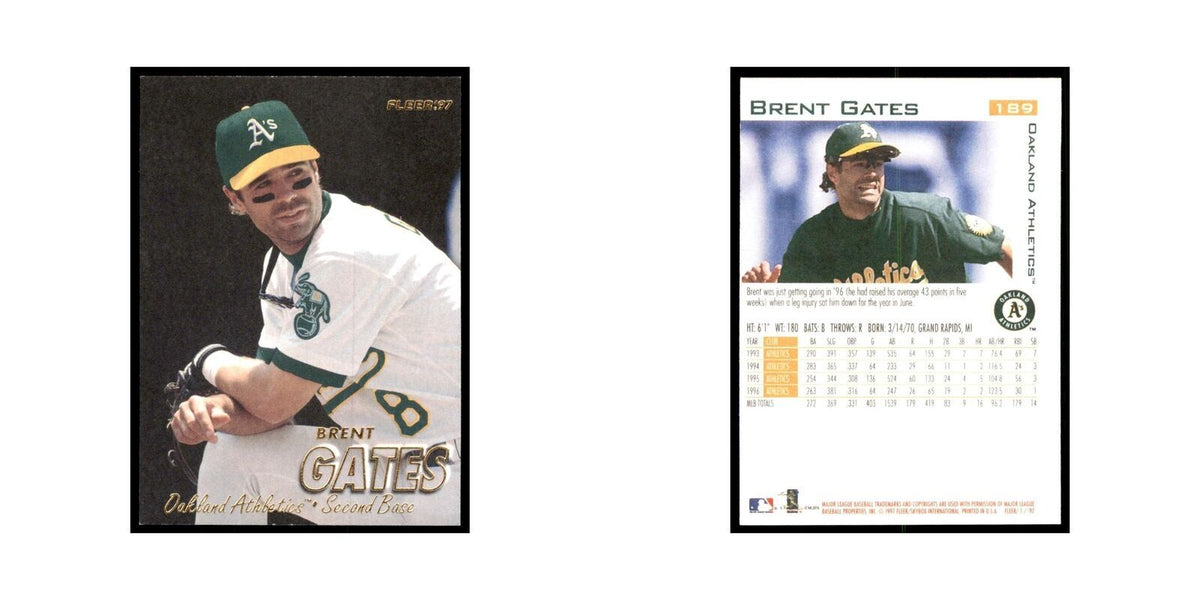 1997 Fleer Brent Gates Baseball Cards #189