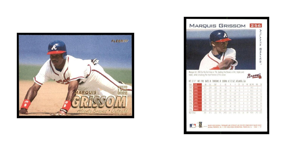 1997 Fleer Marquis Grissom Baseball Cards #256