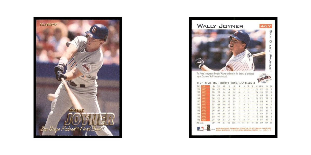 1997 Fleer Wally Joyner Baseball Cards #467