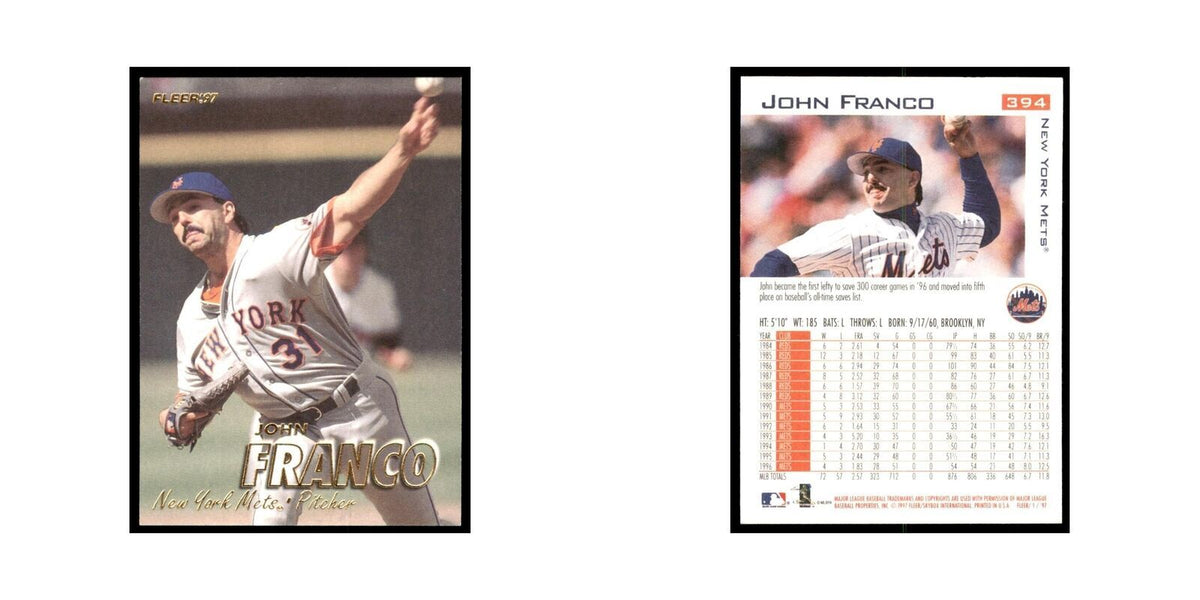 1997 Fleer John Franco Baseball Cards #394