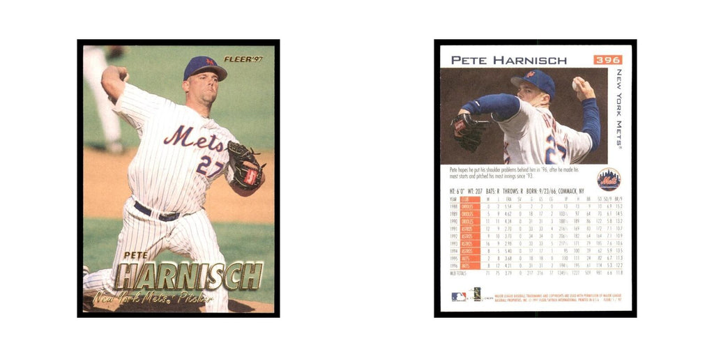 1997 Fleer Pete Harnisch Baseball Cards #396
